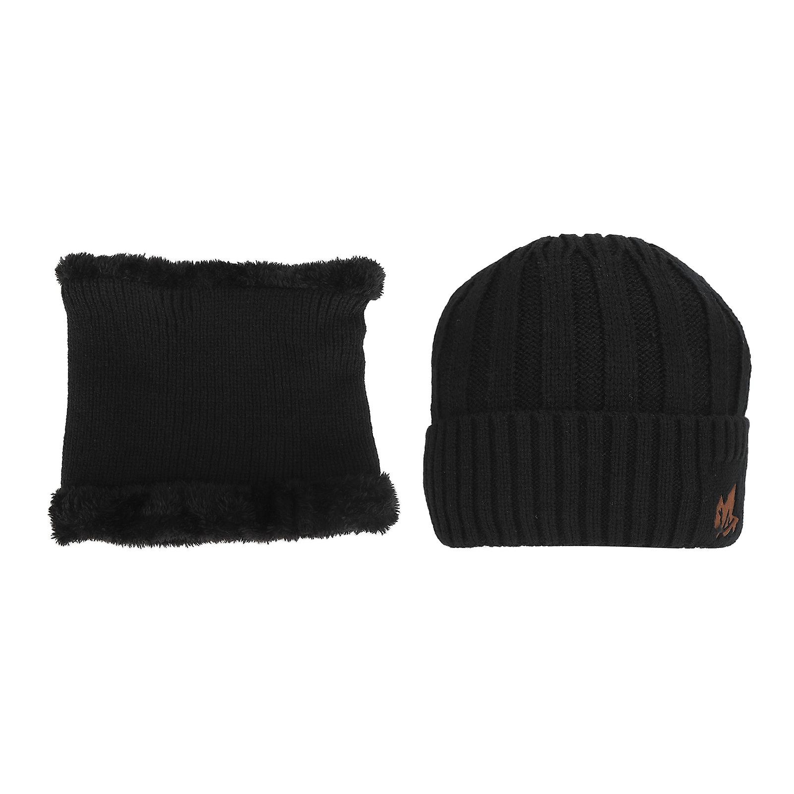 Electric Warm Heated Hat Skin Friendly Warm Rechargeable Battery Heat Hat For Winter Skiingblack