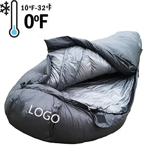 Woqi Outdoor Adult  Hollow Fiber Cotton Waterproof Sleeping Bag  Ultralight  Wear Resisting zip Sleeping Bag