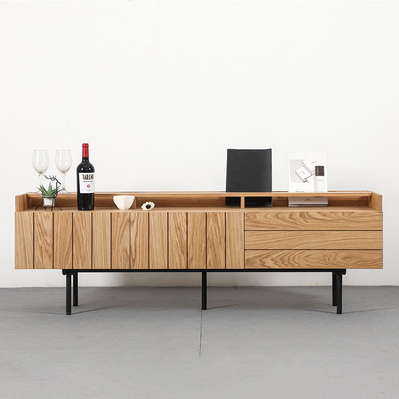 ZANE Entertainment TV Unit 160cm - Natural Oak