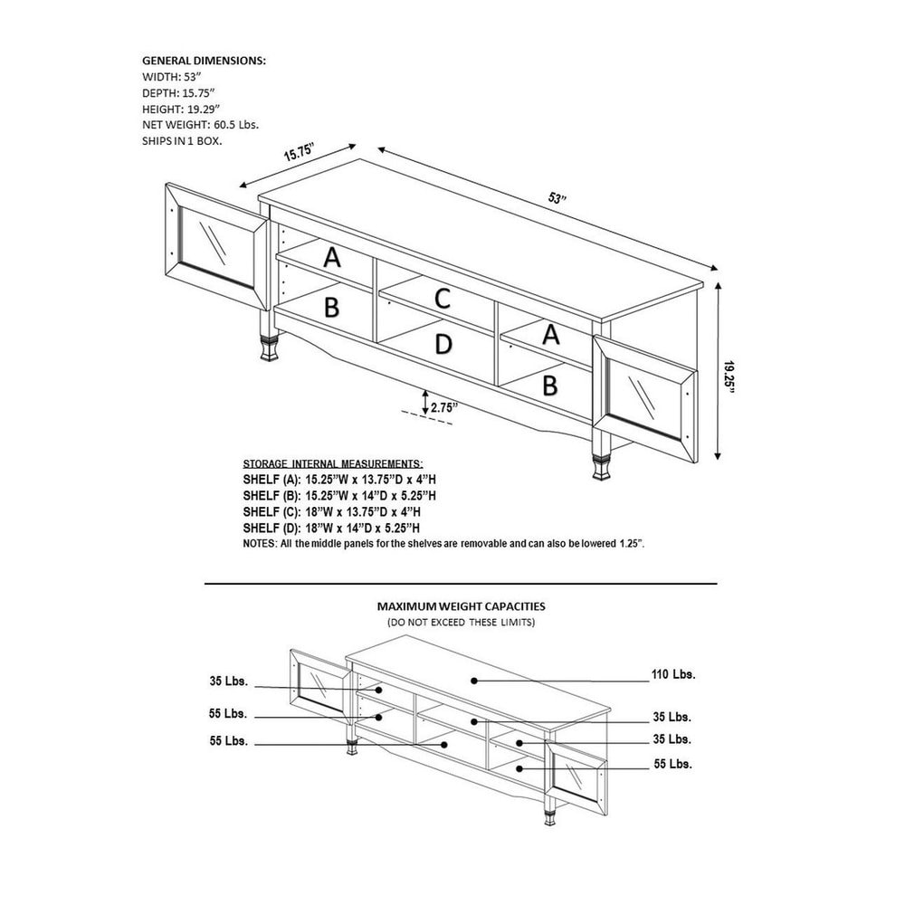 Urban Designs Grey Driftwood TV Stand