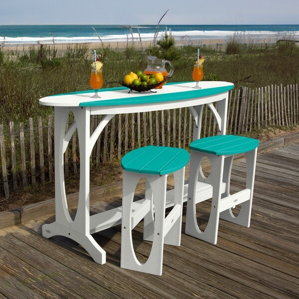 Shoreline Surfboard 3Piece Bar Height Balcony Set