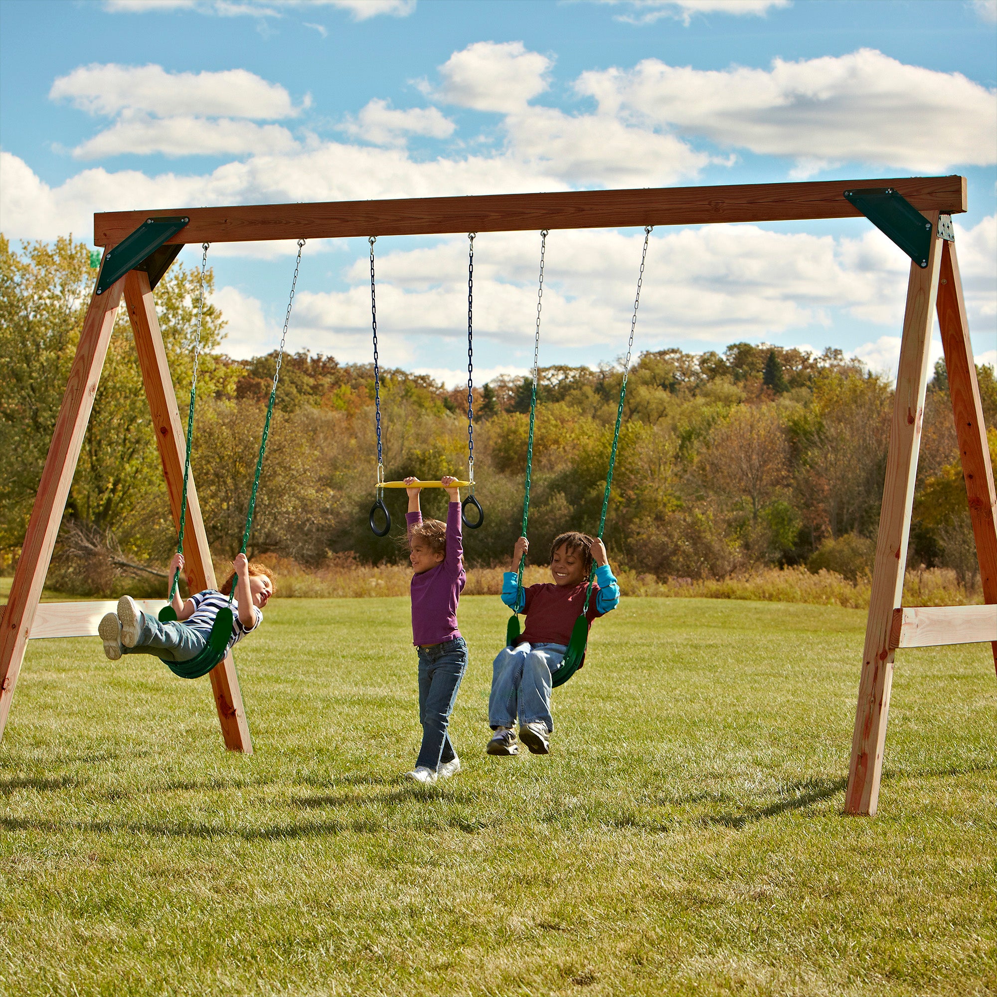 Swing-N-Slide Scout Swing Set DIY Hardware Kit (Wood Not Included)