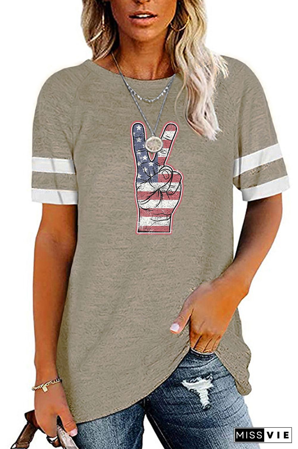 US Independence Day Graphicay Tee Wholesale