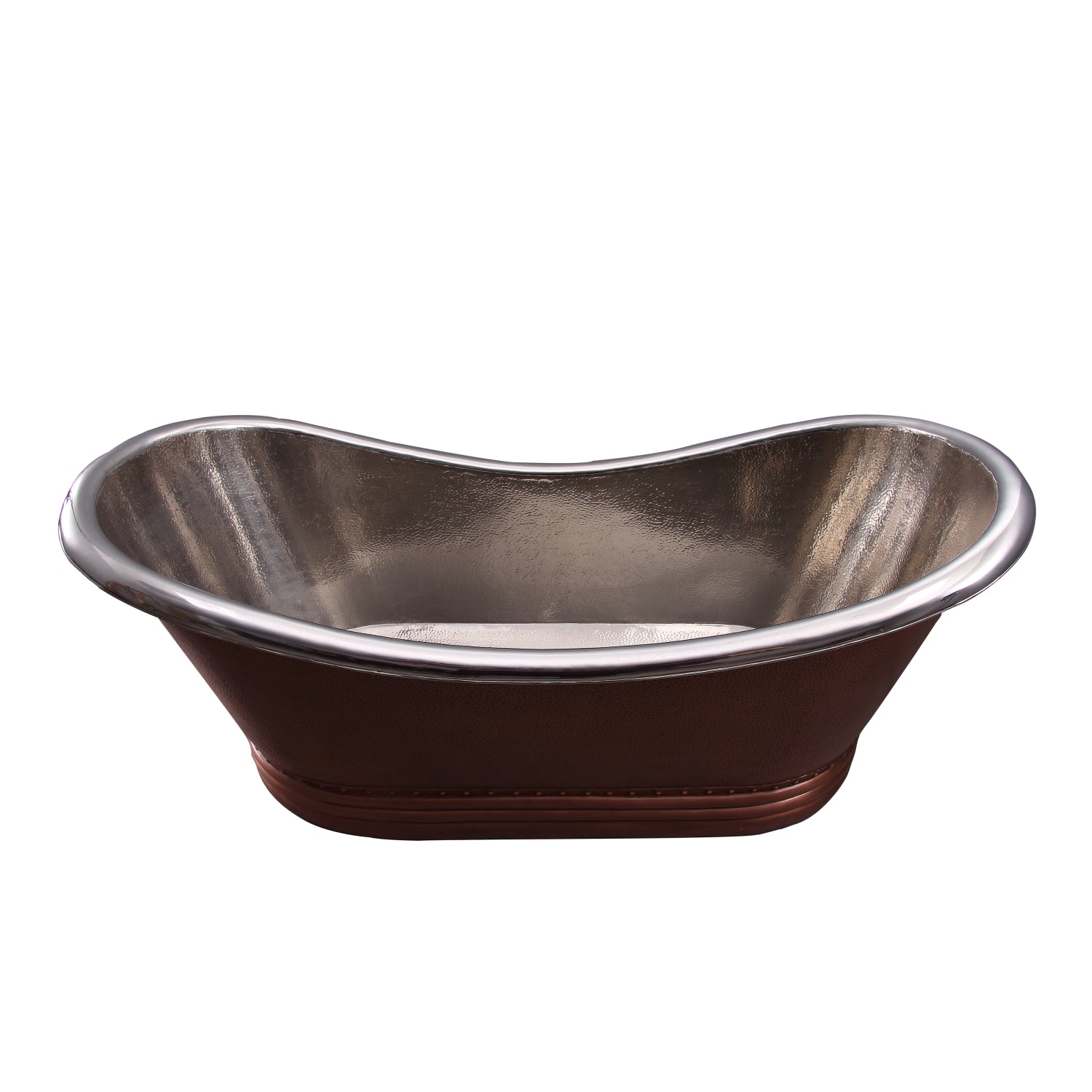 Ashton 72″ Copper Double Slipper Tub