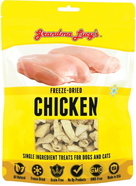 Grandma Lucy's Freeze-Dried Singles Chicken Dog and Cat Treats