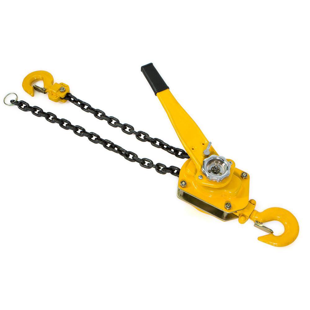 XtremepowerUS 3-Ton Steel Block Chain Lever Hoist Puller Lifter 5 ft. 58106-H