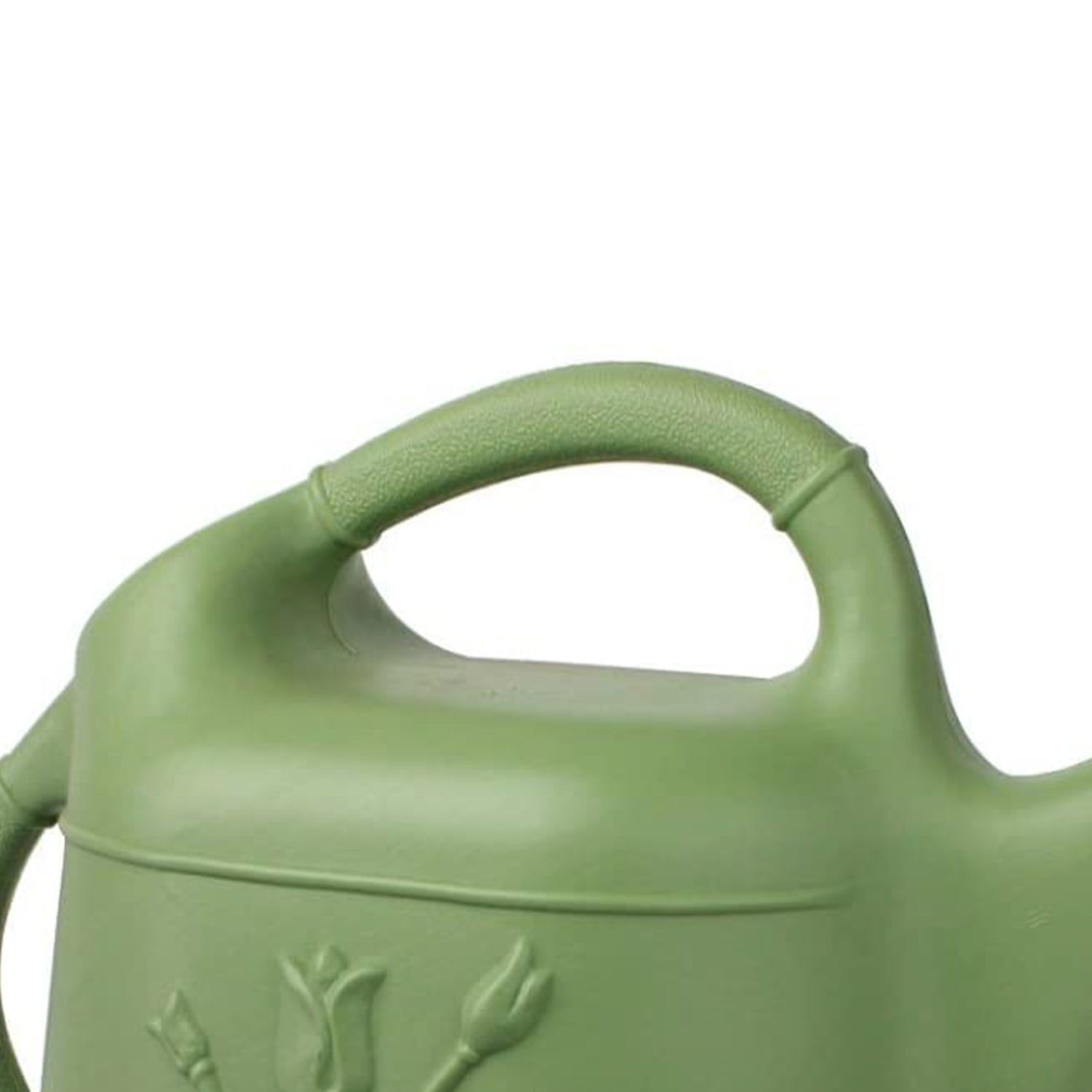 Union 63068 Watering Can with Tulip Design， 2 Gallon， Sage Green