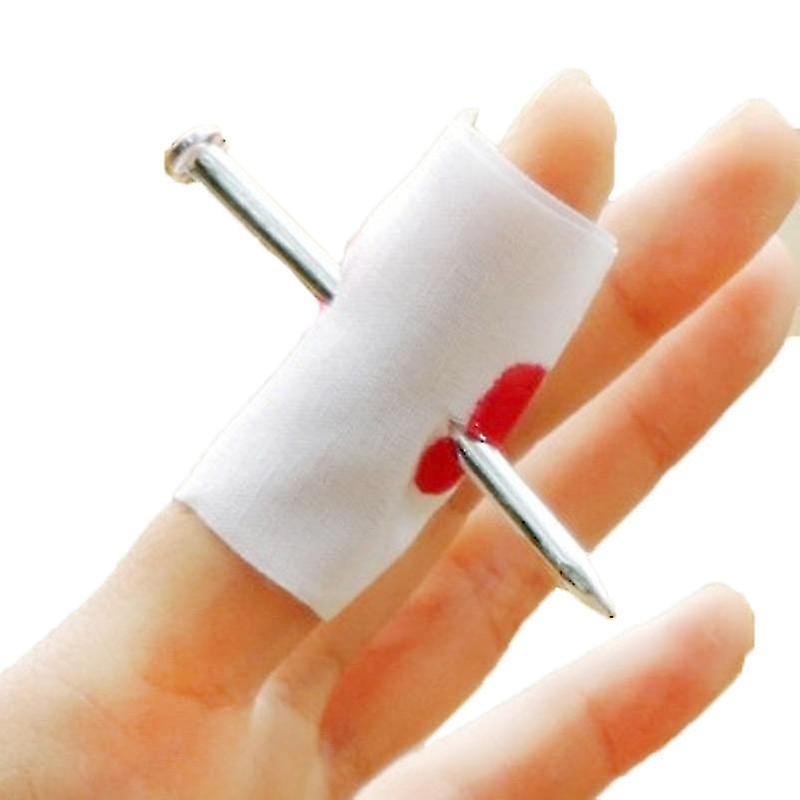 Yaju Spoof Toys Novelty Creative Funny Gift Finger Nails4pcswhite