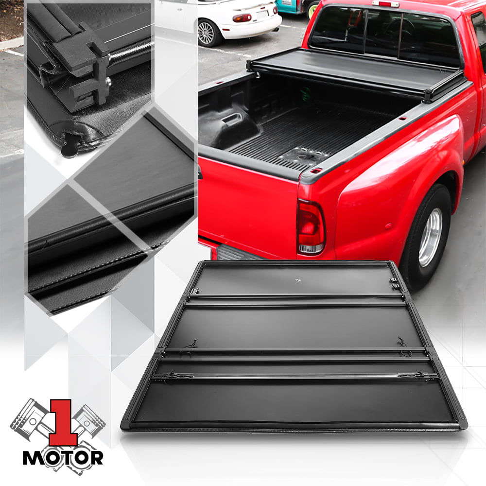 Short Bed Tonneau Cover 6Ft Soft Top Tri-Fold Fleetside for 94-04 Chevy S10/S15