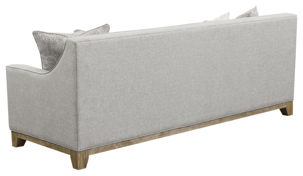 Meredith Sofa  Wickham Gray   Transitional   Sofas   by Lorino Home  Houzz