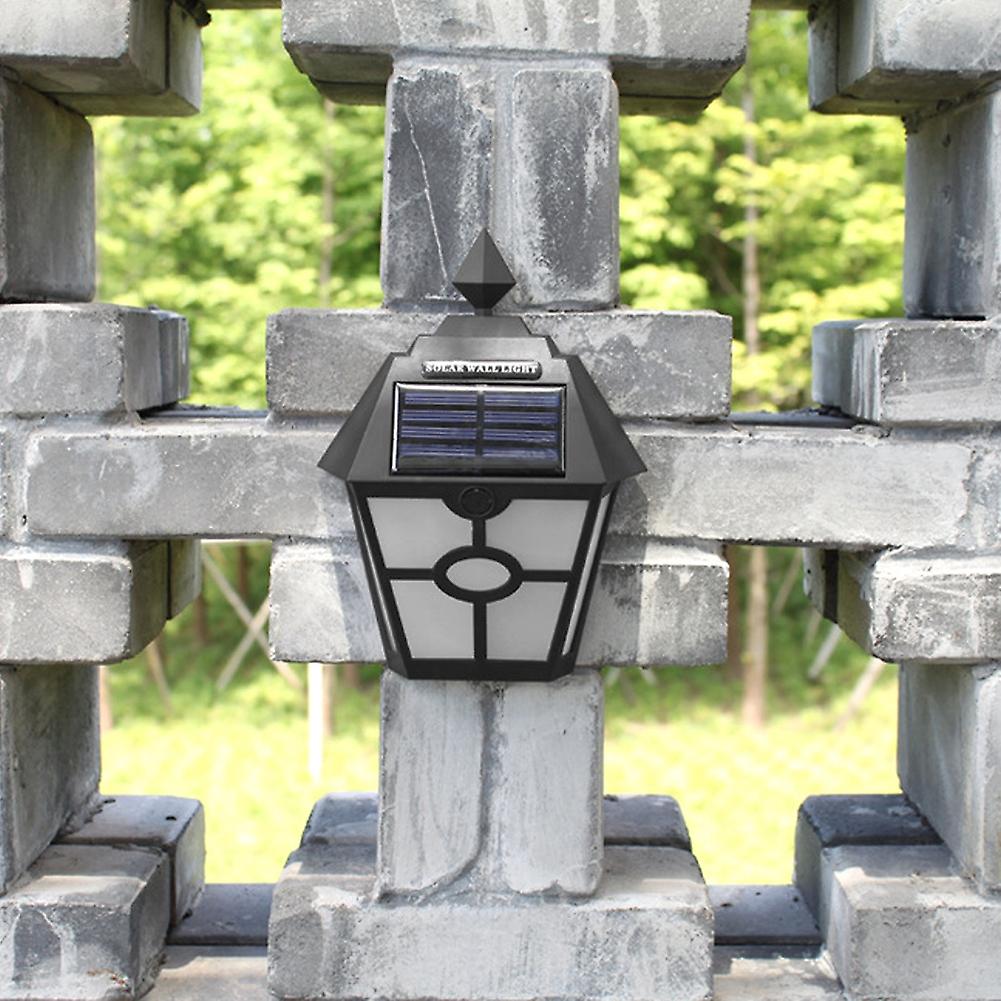 Garden Yard Hexagonal Solar Powered Outdoor LED Light Ornament Landscape Wall Lamp Decoration