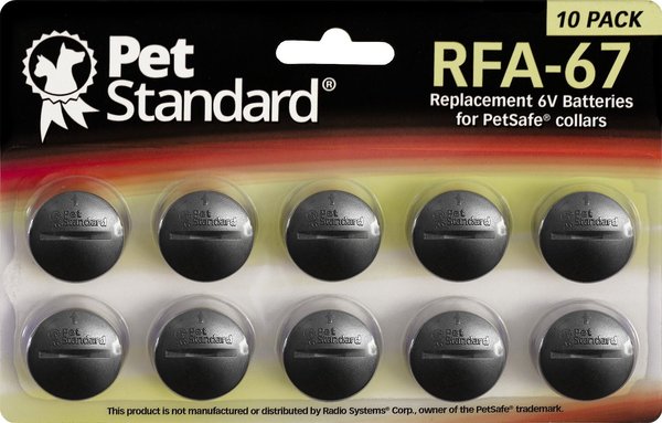 Pet Standard RFA-67 Replacement 6V Batteries for PetSafe Collars