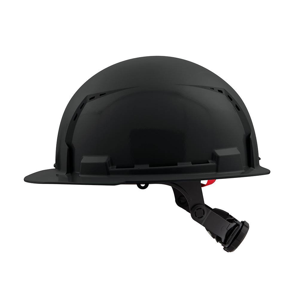 MW BOLT Black Type 1 Class C Front Brim Vented Hard Hat with 6-Point Ratcheting Suspension (10-Pack) 48-73-1230X10