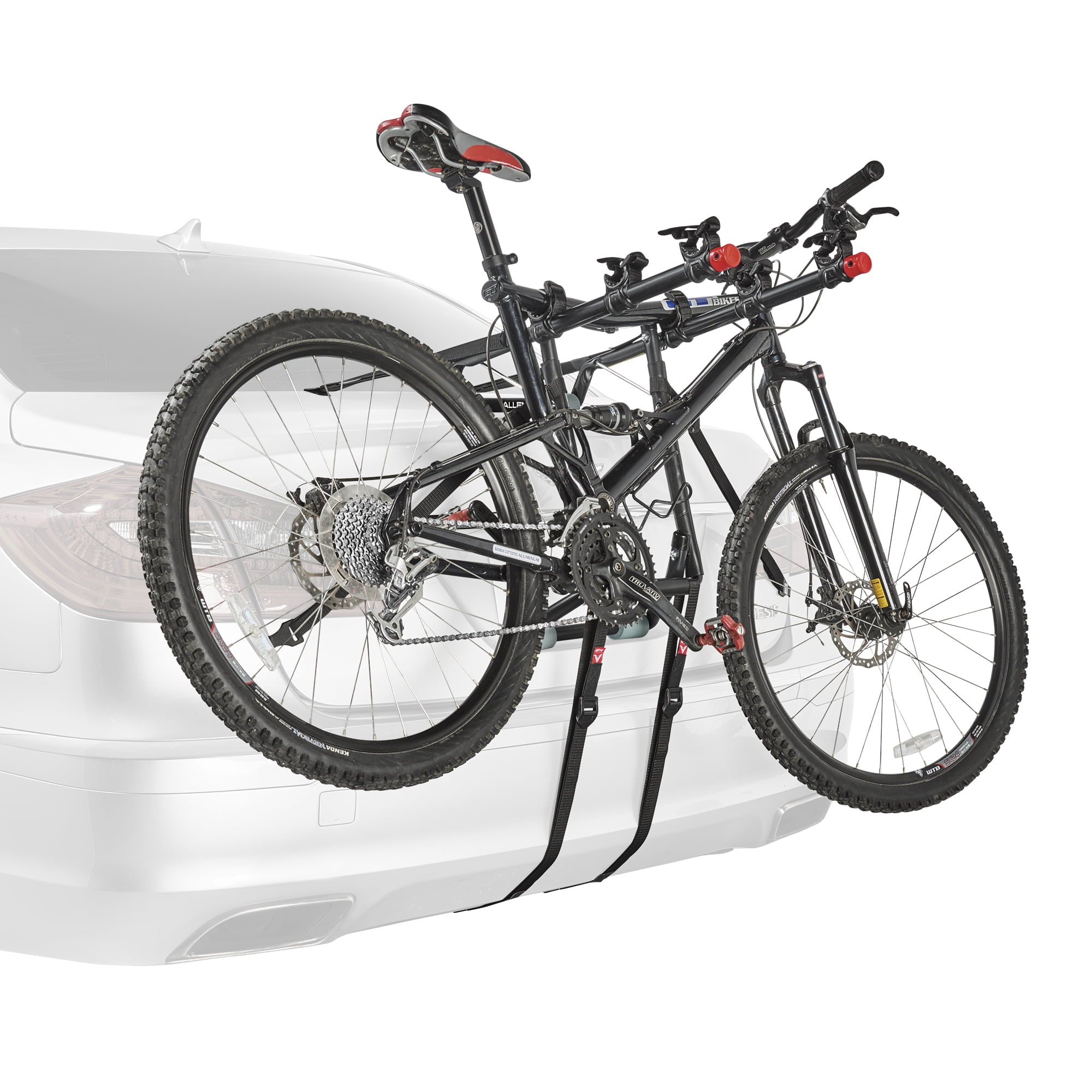 Allen Sports Deluxe 3-Bicycle Trunk Mounted Bike Rack Carrier， 103DN