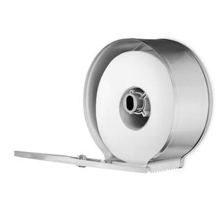 Alpine Industries Stainless Steel Jumbo Toilet Paper Dispenser (2-Pack) 482-2PK