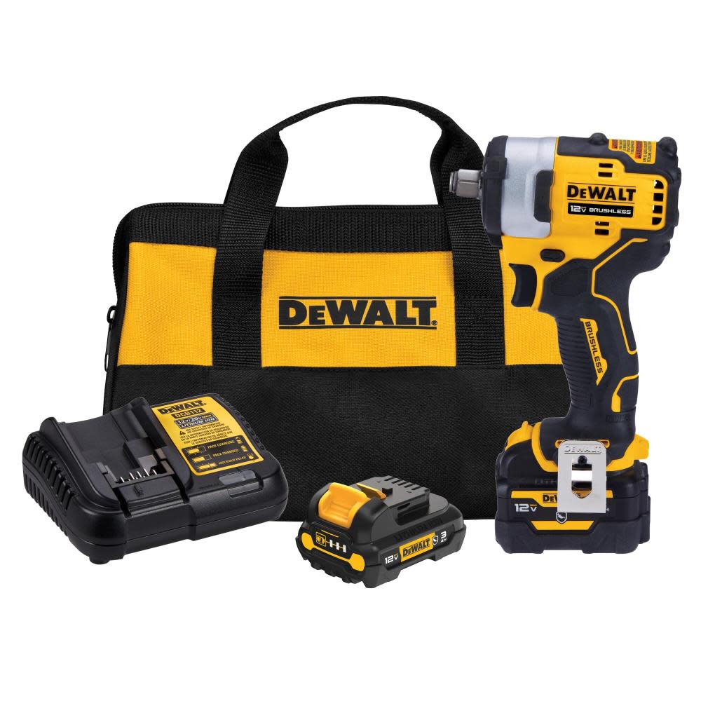 DEWALT 12V MAX Impact Wrench Kit 1/2