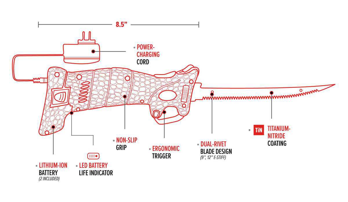 Bubba Lithium Ion Cordless Electric Fillet Knife