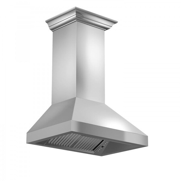 ZLINE Convertible Vent Wall Mount Range Hood in Stainless Steel