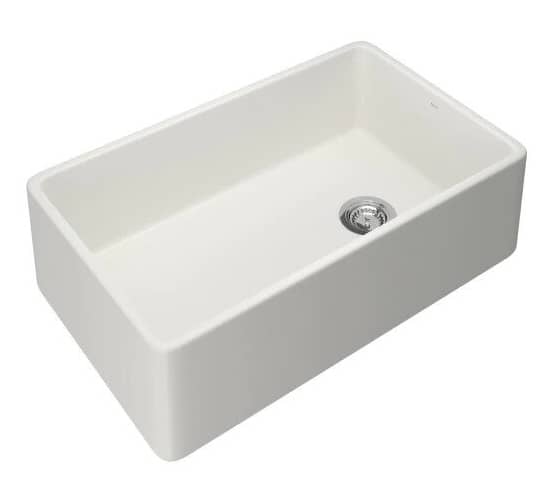 Rohl 32 Pergame Allia Fireclay Single Bowl Kitchen Sink