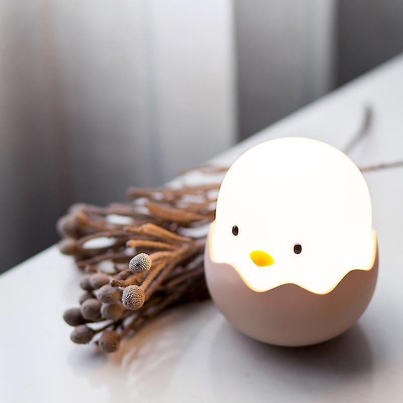 Eggshell Silicone Night Light Led Charging Intelligent Induction Children's Bedside Lamp