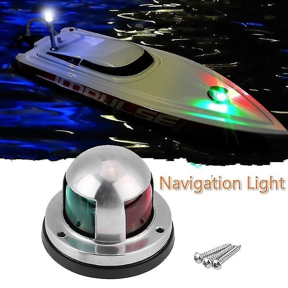 Navigation Led Lights Boat Anchor All-round 12v Red Green Marine Lamp For Pontoon Yacht Fishing Boat Navigation Lightsgreen Red1pcs