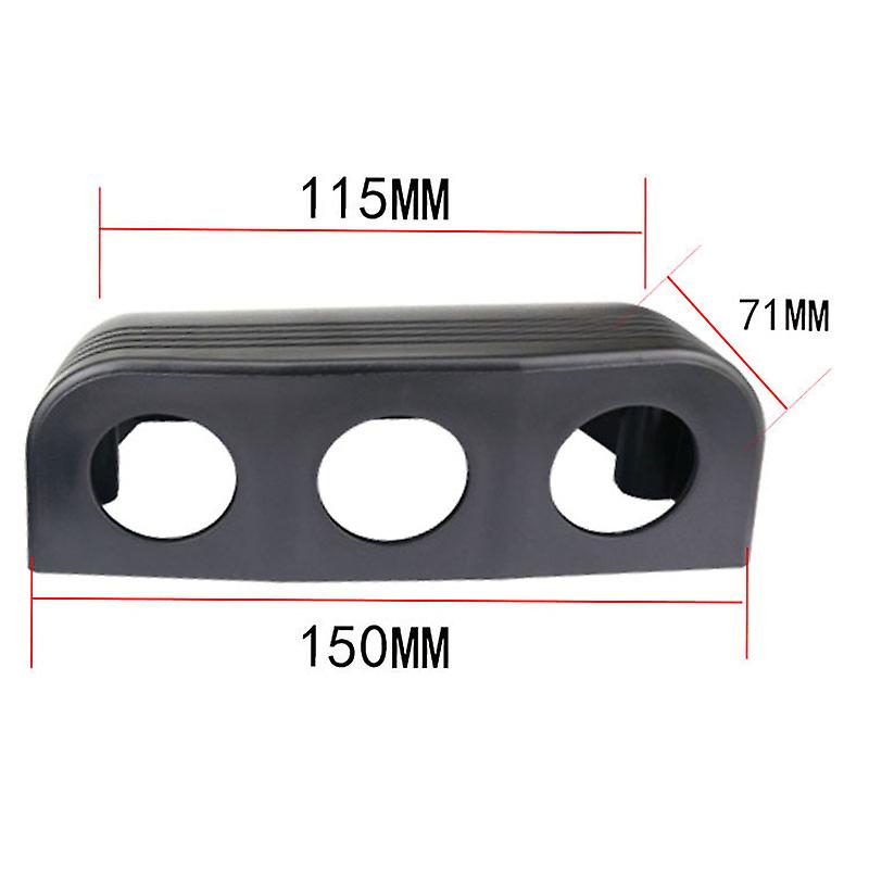 Born Pretty 1/2/3 Holes Diy Car Usb Socket Tent Panel Usb/voltmeter/cigarette Lighter Power-socket Cover Base For Truck Motorcycle Boat Atv