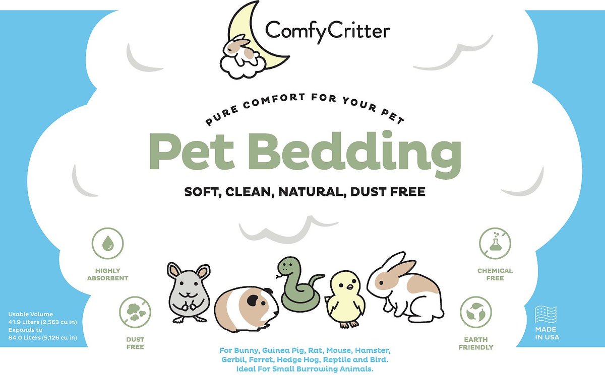 ComfyCritter Small Animal Bedding， 41.9-L