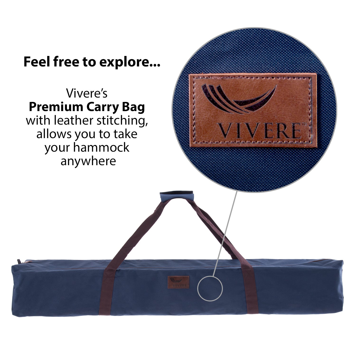 Vivere's Double Rio Night Hammock Combo with 9ft Stand