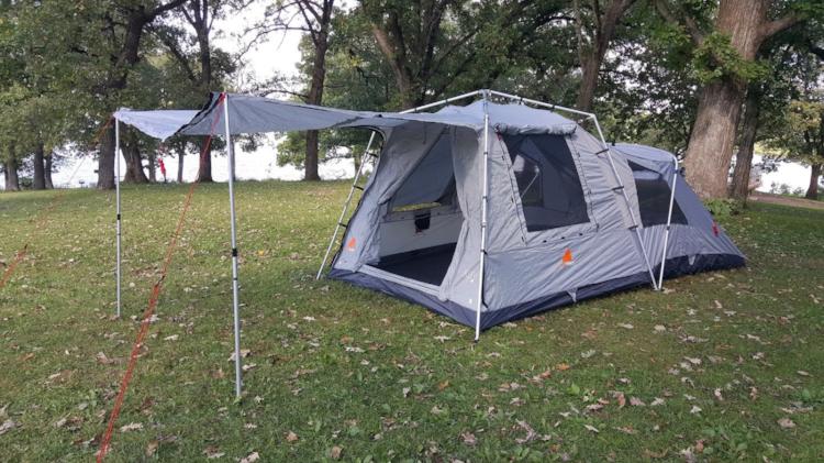 Oztent Oxley 7 Lite Fast Frame Touring 2 Room Tent - OOL07TEFOA