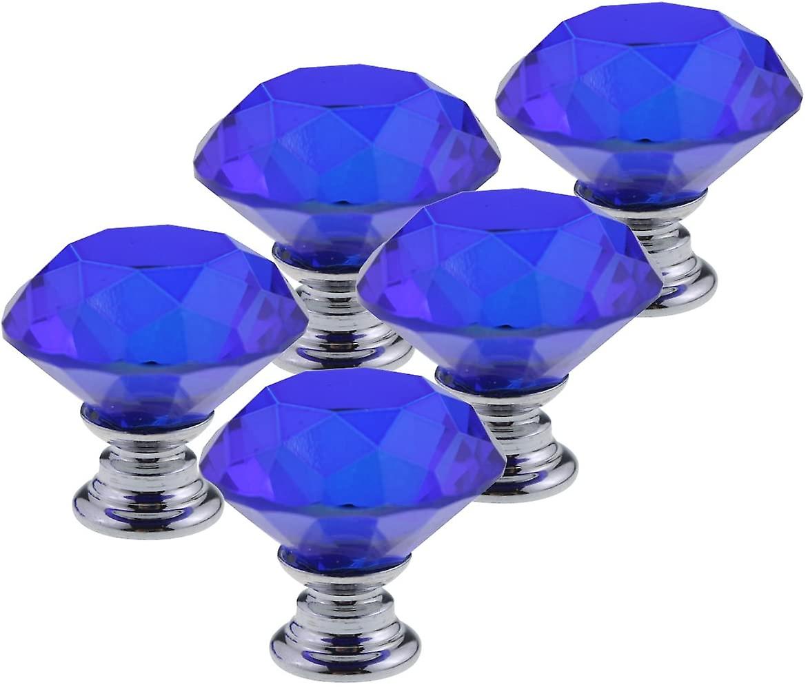 Clear Crystal Glass Cabinet Knobs