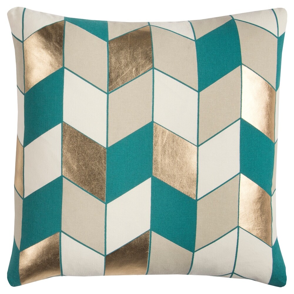 Rizzy Home Contemporary Chevron Throw Pillow Cover