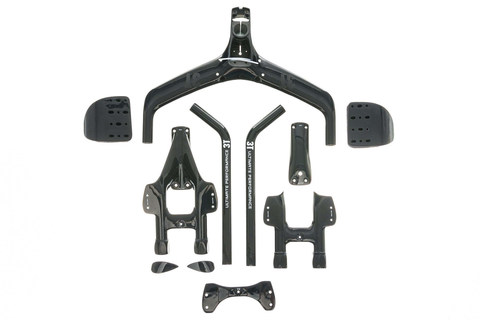 3T Aduro Aerobar 31.8mm 38cm 340mm Carbon Black