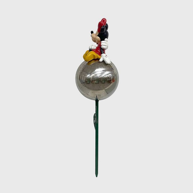 Polyester steel Mickey And Minnie Mouse Gazeball Stake