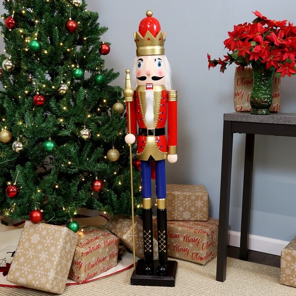 Arnold the Strong Indoor Christmas Nutcracker Statue