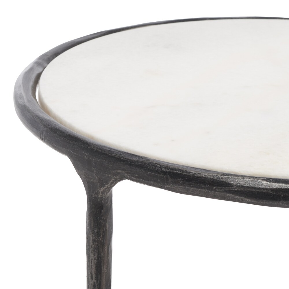 SAFAVIEH Couture Jessa Forged Metal Round End Table   18\