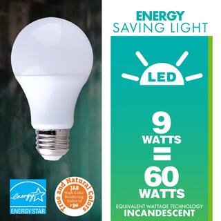 Simply Conserve 60-Watt Equivalent A19 JA8 Compliant Dimmable LED Light Bulb 2700K Soft White 50-pack L09A1927K-JA8