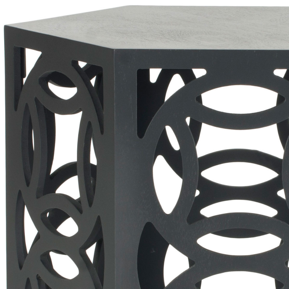 Kalah Side Table Charcoal Gray   Modern   Side Tables And End Tables   by Virgil Stanis Design  Houzz