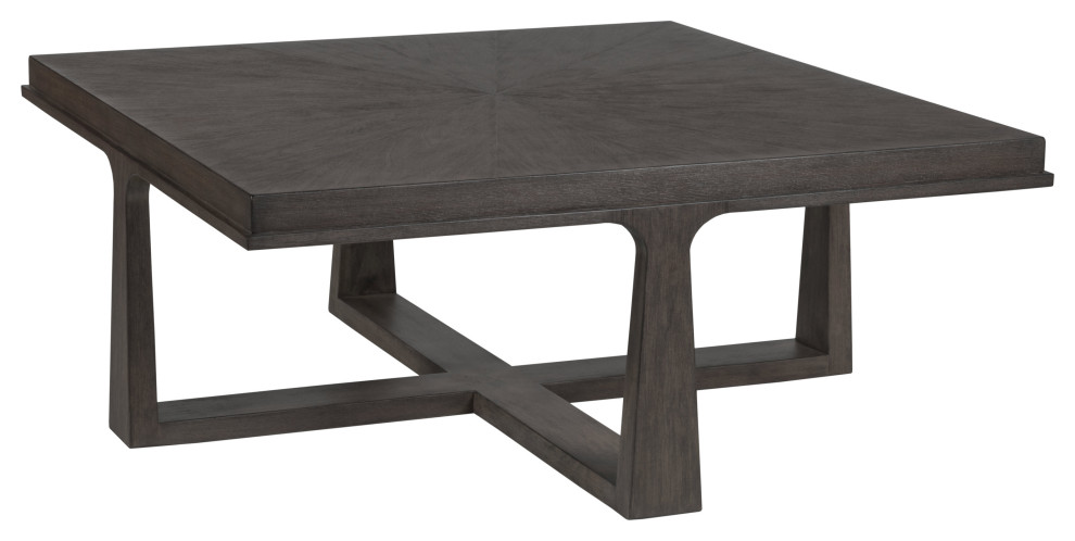 Rousseau Square Cocktail Table   Transitional   Coffee Tables   by Lexington Home Brands  Houzz