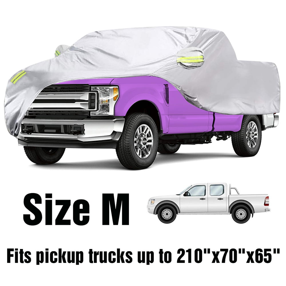 Truck Cover， All Season Car Cover for Pickup Truck， Against Dust， Debris， Windproof UV Protection 170T