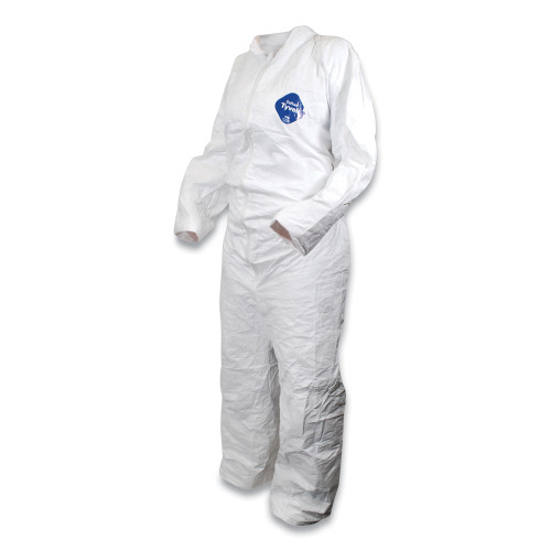 GN1 DuPont Tyvek Disposable Coverall， 2X-Large， White， 25/Carton (CVZ11XXL)