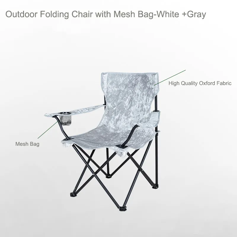 Wholesale Outdoor New Style Folding Beach Chair with Cup Holder for Beach Camping Hiking