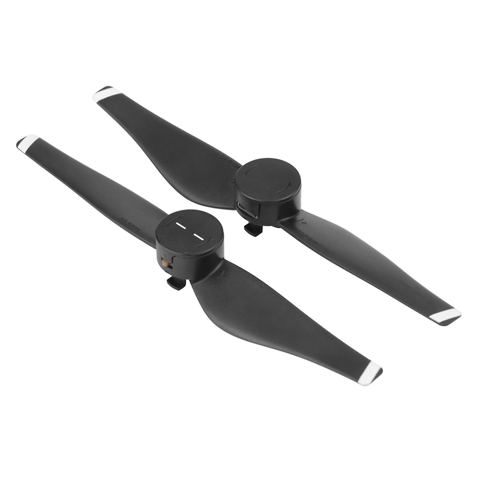 1pair 4730f Led Lights Quickrelease Foldable Cw Ccw Propellers Rc Drone Part For Dji Spark