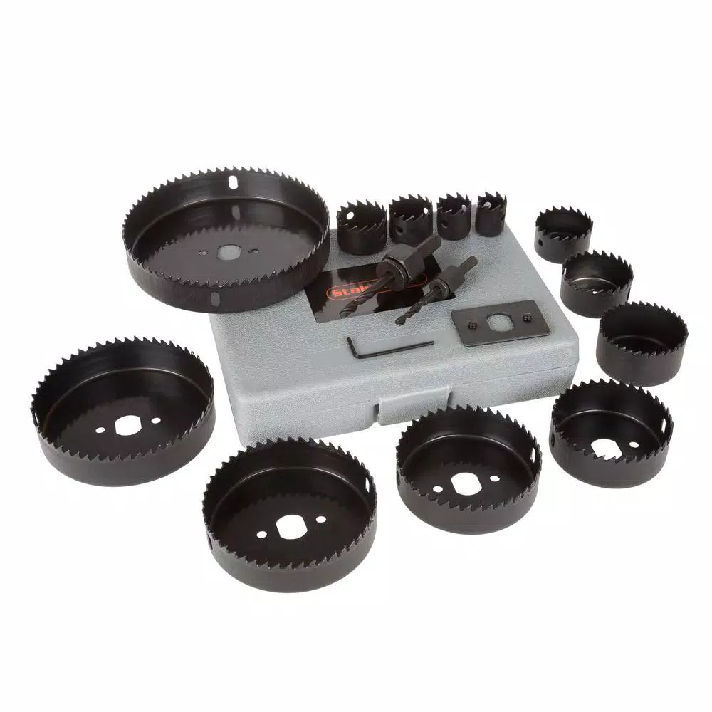 Stalwart 16-Piece Hole Saw Kit and#8211; XDC Depot