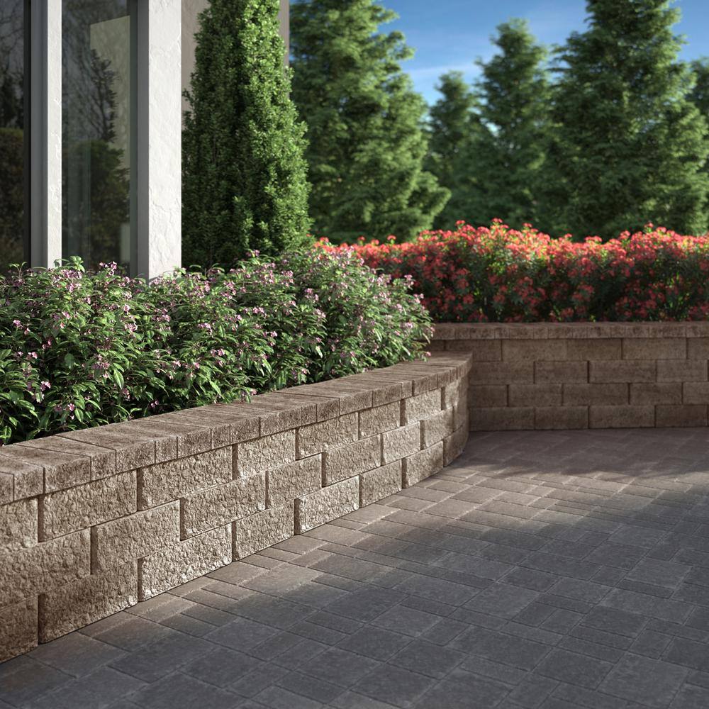 Pavestone ProMuro 6 in. x 18 in. x 12 in. Ozark Blend Concrete Retaining Wall Block (40 Pcs.  30 sq. ft.  Pallet) 11016028