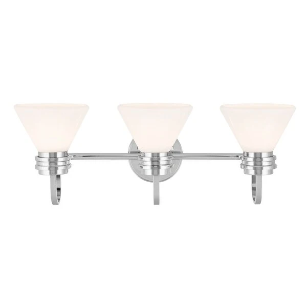 Kichler Lighting Farum 26 in. 3-Light Chrome Vanity Light