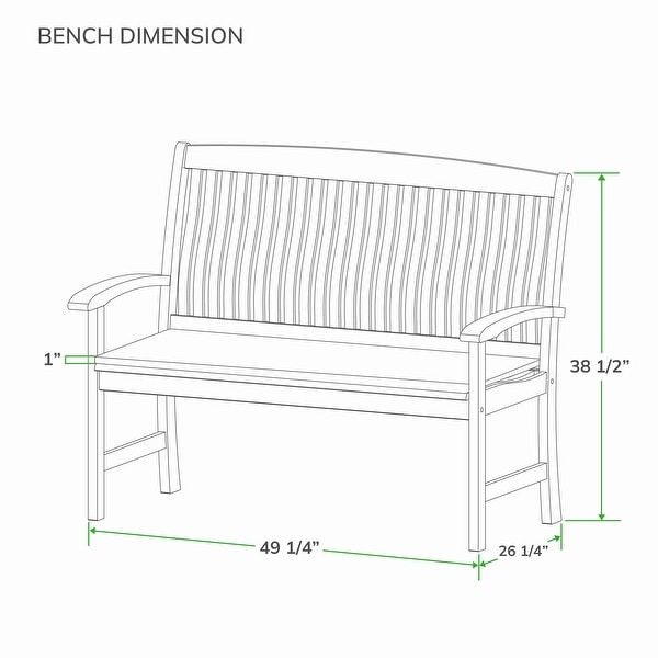 Cambridge Casual Leon 6Piece Teak Patio Extendable Dining Set