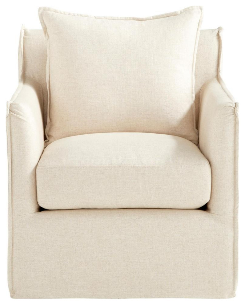 Sovente Chair  Natural  Wood  Foam  Downs  29 quotW (10789 MGN7L)   Transitional   Armchairs And Accent Chairs   by HedgeApple  Houzz