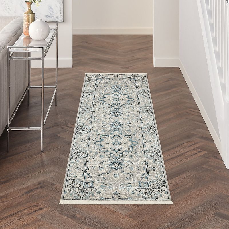 Nourison Geneva Traditional Bordered Fringe Indoor Rug