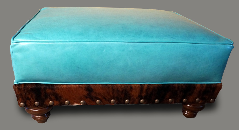 quotDurango II quotMedium Ottoman   Southwestern   Footstools And Ottomans   by Great Blue Heron Furniture  Houzz