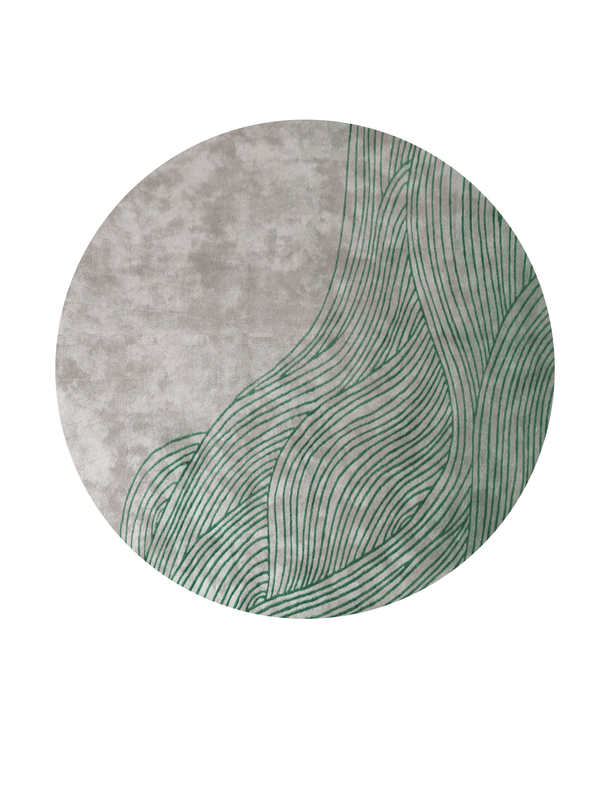 Continua Laguna Hand Tufted Rug in Green design by Second Studio